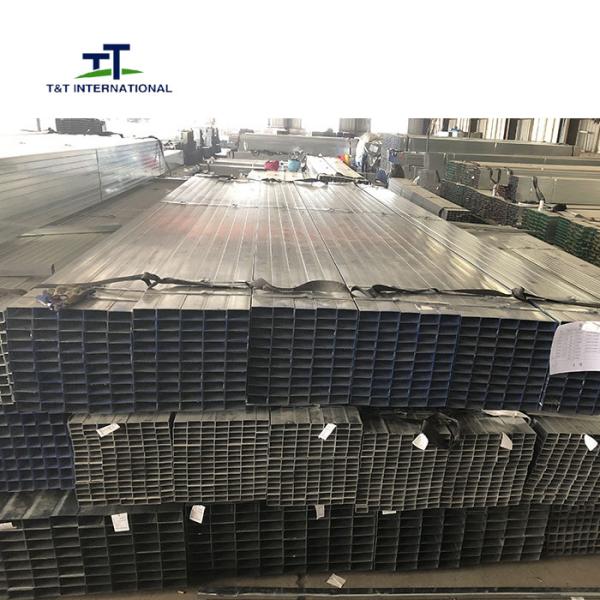 Quality Wear Resistant Rectangular Steel Tubing , Galvanized Rectangular Tubing Rust Proof wholesale