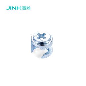 China JH-1049 zinc plated cam lock | Ø12mm x H13.5mm | Cold Rolled Carbon Steel on sale