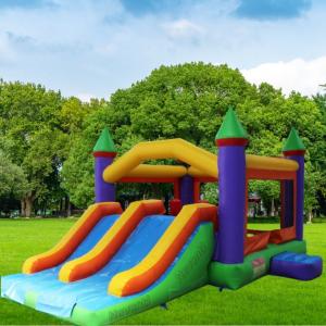 2024 Gender-Neutral Inflatable Castle Slide Bounce House with Customized Color