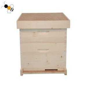 Cheap Modular 10 Frames Langstroth Pine Wood Beehive 4 Layers for sale