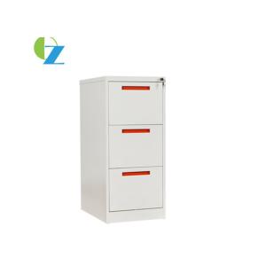Cheap Commercial Use Vertical Filing Cabinet 3 Drawers 1330mm Height Fully Open for sale