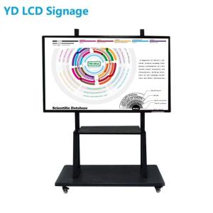 75 Inch 4K Interactive Digital Signage Kiosk Teaching Whiteboard For Meeting