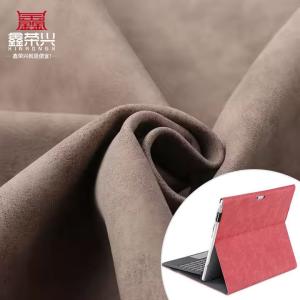 PU Frosted Yangbuck Nubuck Grain Synthetic Leather for Bag Shoes Wallet Decorate