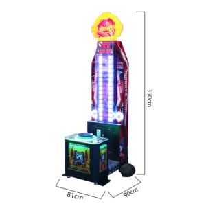 Customized King Hit Hammer Arcade Game Machine Amusement Park Equipment