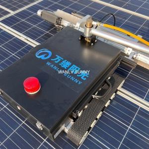 Off Grid Solar Project Automatic Solar Panel Cleaning Robot with Intelligent