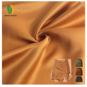 China factory REPREVE recycle suede for shoe dress bag polyester fabric