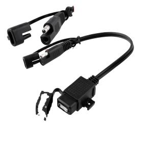 USB Charger 2.1A 12v Waterproof Automotive Wiring Harness With Inline Fuse Power