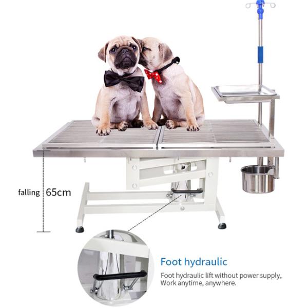 ISO Veterinary Hydraulic Surgery Table High Temperature Resistance