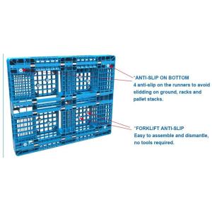 Light weight one time plastic pallets for transport and storage, Heavy duty