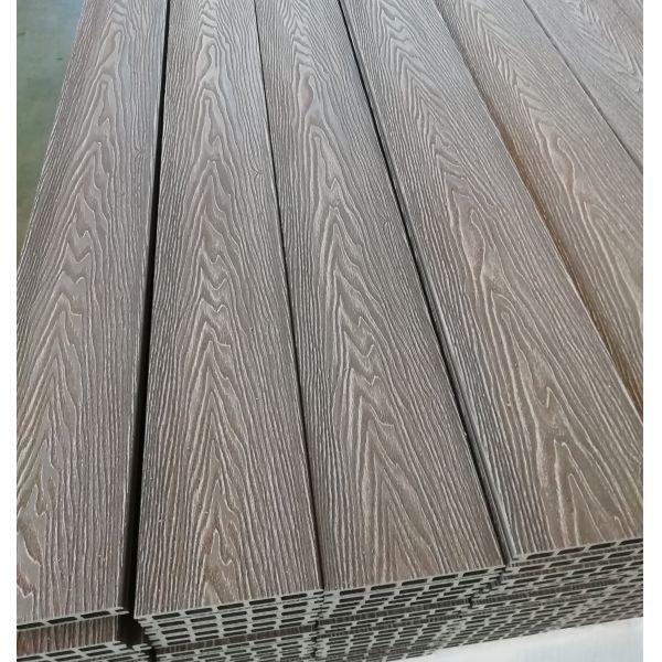 Modern High Quality WPC Composite Decking with Anti-Slip Brushed Surface for Outdoor Parks