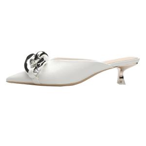 China 8001-3 European And American Sexy Pointed-Toe Shallow Mouth High Heels Are Thin Stiletto Net Red Sandals Stiletto Heel S on sale