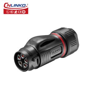 CNLINKO IP68 Waterproof M20 5 Pin Aviation Wire Connector Plug and Socket Female