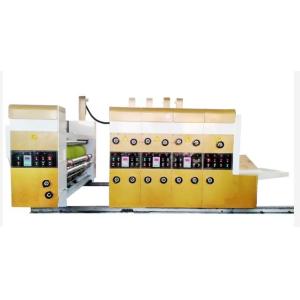 11.5kw Flexo Printing Rotary Slotting Machine Carton Chain Feeder
