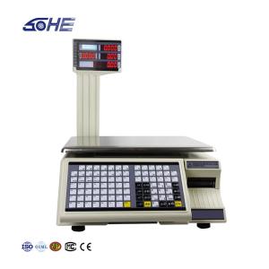 Streamlined 30kg Division 10g Table Scale with Advanced Printing and Bar Code