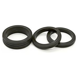 Black 90 Shore A 2 Inch FKM HNBR Hammer Union Seal Vee Lip Type Seal Ring