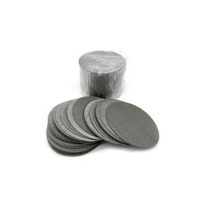 100 Micron 316l Sintered Stainless Steel Mesh Filter Discs