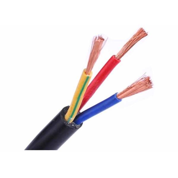 Quality Customized PVC Insulated Cable 600 / 1000V Rated Voltage With Three Half Core wholesale