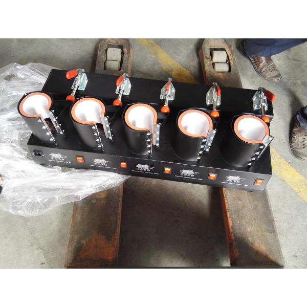 Vertical Multi - Function Plastic Mug Press Machine , Digital Heat Transfer