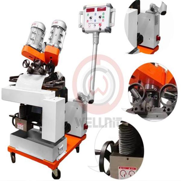 Automatic Walking Milling Steel Plate Beveling Machine With Double Cutter Head