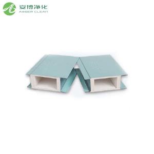 China AMBER Double Steel Sulfur Oxygen Magnesium Filler Wall Panel Sandwich on sale