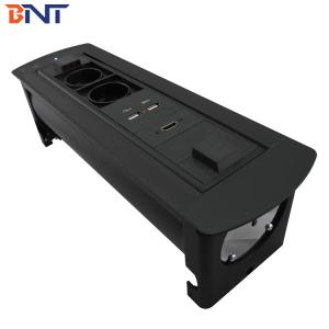 Conference Multi-function Tabletop Hidden Rotating Power Socket Connection Box
