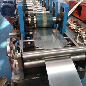 15m/Min Galvanized Metal Shutter Door Roll Forming Machine With Embossing