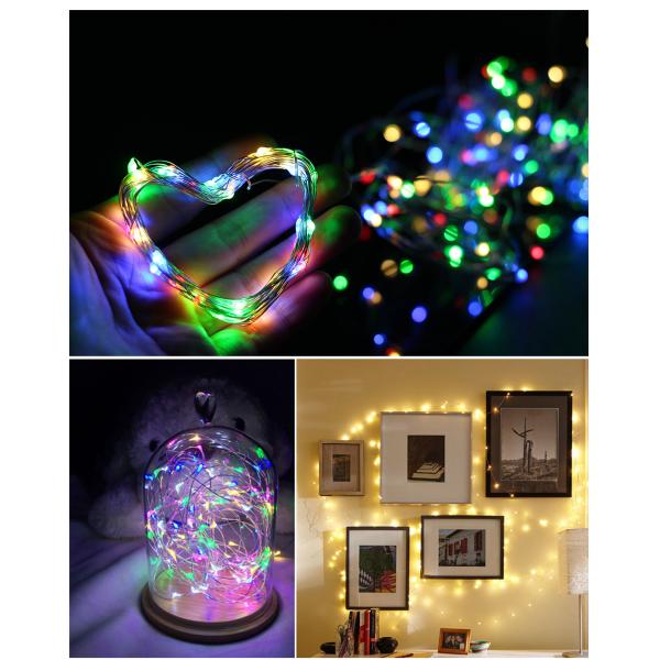 USB LED String Light Remote Control 5M/10M 50/100LED Fairy String Light 20M Copper Wire for Wedding Christmas Holiday De