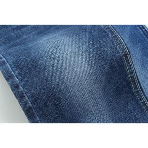 Crosshatch Slub High Stretch Cotton Polyester Spandex Denim Fabric For Men Jeans
