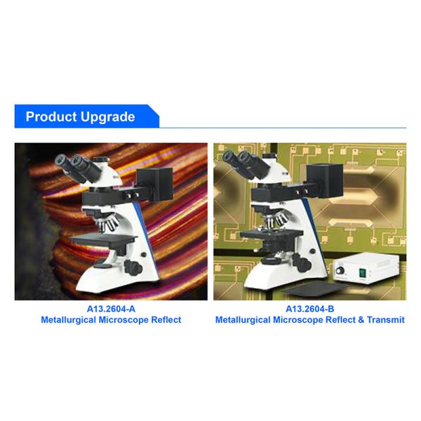 LED 40-1000x Compound Optical Microscope A12.2603 Biological Research Trinocular Lab Microscope