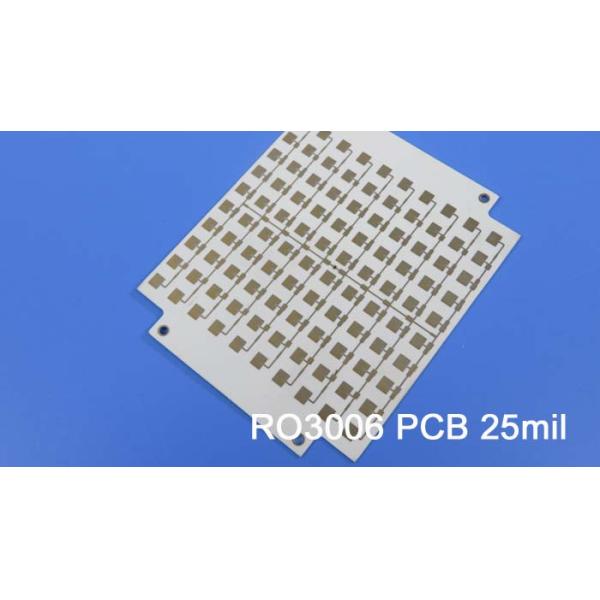Rogers RO3006 Microwave PCB 2-Layer Rogers 3006 25mil 0.635mm Circuit Board DK6.15 DF 0.002 High Frequency PCB
