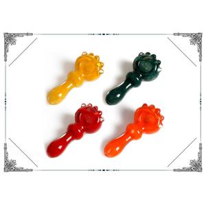 China Rosilicate Glass Hand Pipe For Smoking Tobacco Pipe 4 Inches Mini on sale