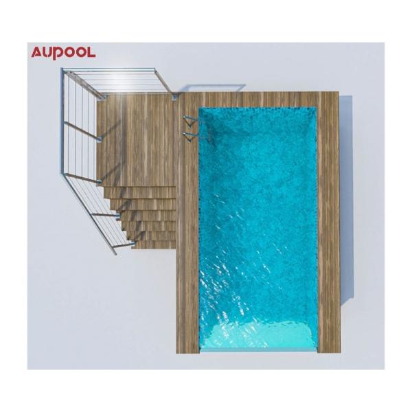Quality Outdoor Glass Spa Above Ground Pools Clear Acrylic Sheet for Pool Design Flexibility wholesale