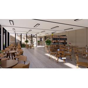 Container Mobile House School Cafeteria Flat Packaging with Customized Color and