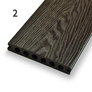 3D Wood Plastic Composite Cladding Decking Outdoor Plastic Deck Boards WPC