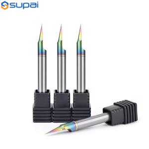 Carbide Cutting Tools Engraving Milling Tools With Color-Coating V Grooving