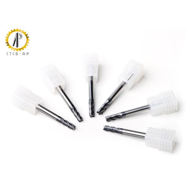 HRC 58 Solid Carbide End Mill With TiAlN Coating