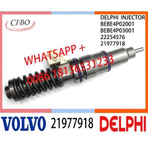 China Fuel engine Diesel Injector 21977918 BEBE4P02001 BEBE4P03001 22254576 E3.27 for VOL MD13 EURO 6 on sale