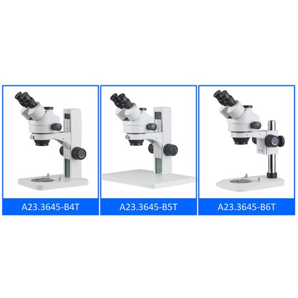 A23.3645 Opto Edu Trinocular Stereo Microscopes Magnification 7-45x