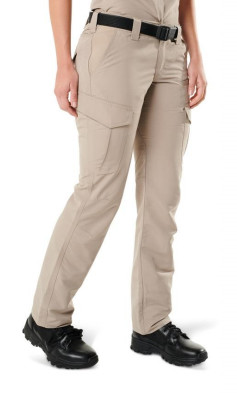 260 GSM Khaki Checked Trousers Womens Fire Retardant Cargo Pants