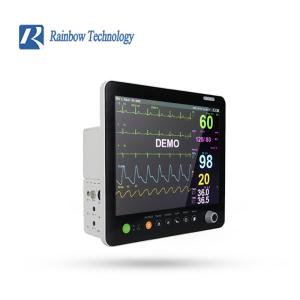 High Performance Multi Parameter Patient Monitor ECG/ HR/ RESP/ SPO2/ NIBP/ Temp