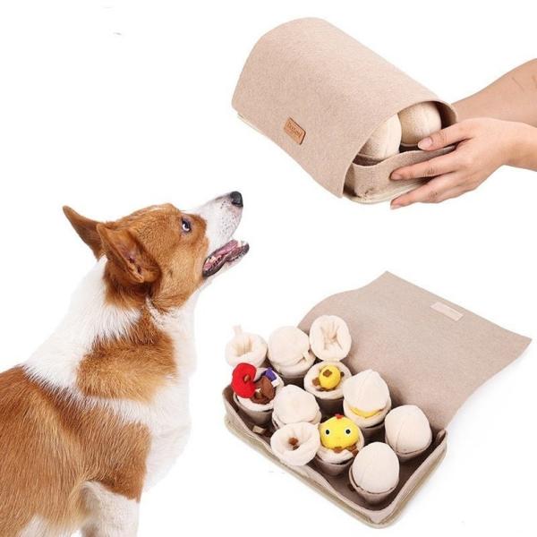 Quality Egg Carton Interactive Pet Toys Dog Nosework Training Zoopollo wholesale