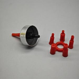 High-performance lighter gas refill valve with adaptor for heavy-duty use with