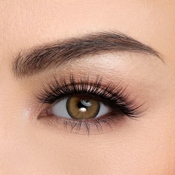 OEM Colored Dark Brown Contact Lens HEMA NVP With -0 To -8 Power