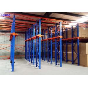 Forklift Drive In Pallet Racking Powder Coated 2-6 Adjustable Layers Easy