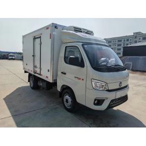 122HP 3.12m 4X2 Refrigerated Freezer Truck Van Gasoline Foton Xiangling M1 Truck