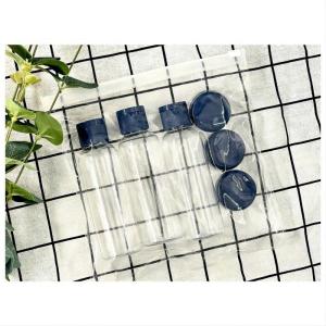 Customized Colors Refillable PET Bottles and Cream Jars for Travel Size Personal