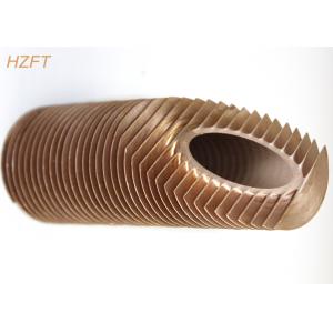 Heat Exchanging Copper Spiral Finned Tube With Extruding Process