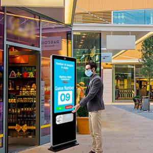 Custom Size Shop Window LCD Display 49inch Advertising FHD Monitor Screen