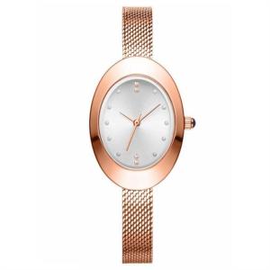 Insurance Buckle Mesh Strap Quartz Watch 30m Waterproof 8mm Dial