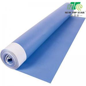 China Blue Flooring Vapor Barrier Low Density Dual Blue Polyethylene Foam Underlayment on sale
